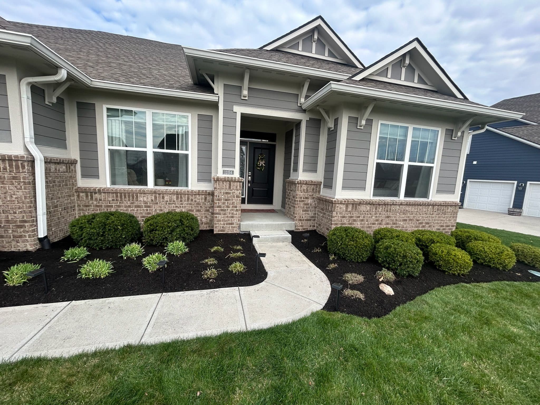 Project Fresh Mulch and Clean Edges on a Fishers Indiana Property image