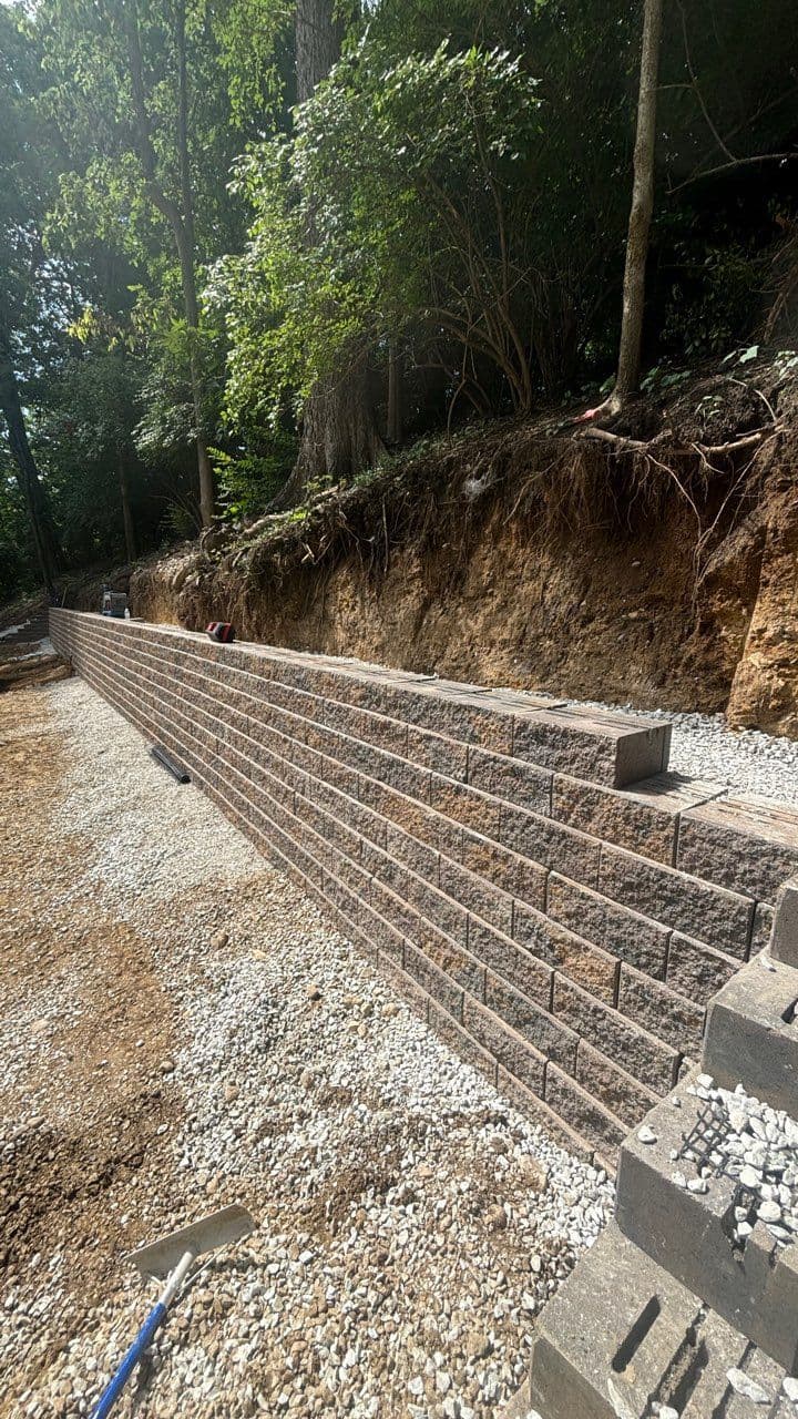 Gallery photos for Retaining Wall Excellence in Action: Image #1