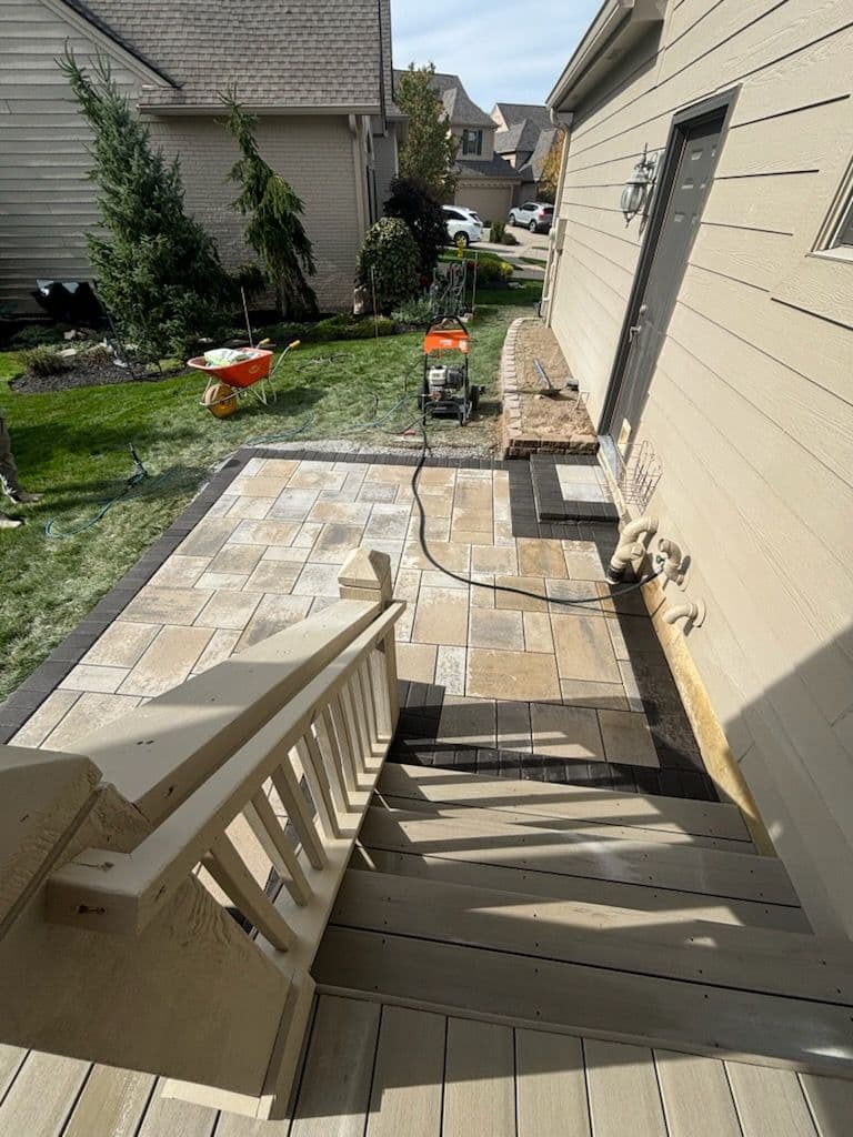 Project Beautiful Paver Patio Installation in Carmel image
