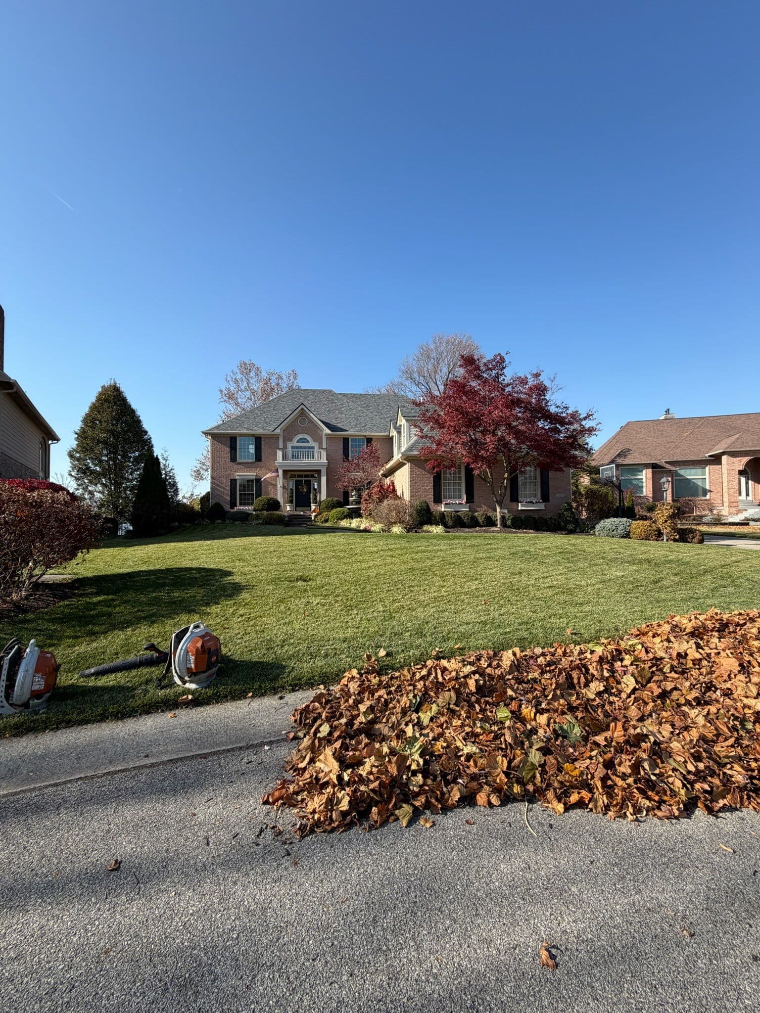 Project Fall Cleanup Success in Fishers Indiana on Geist Lake image