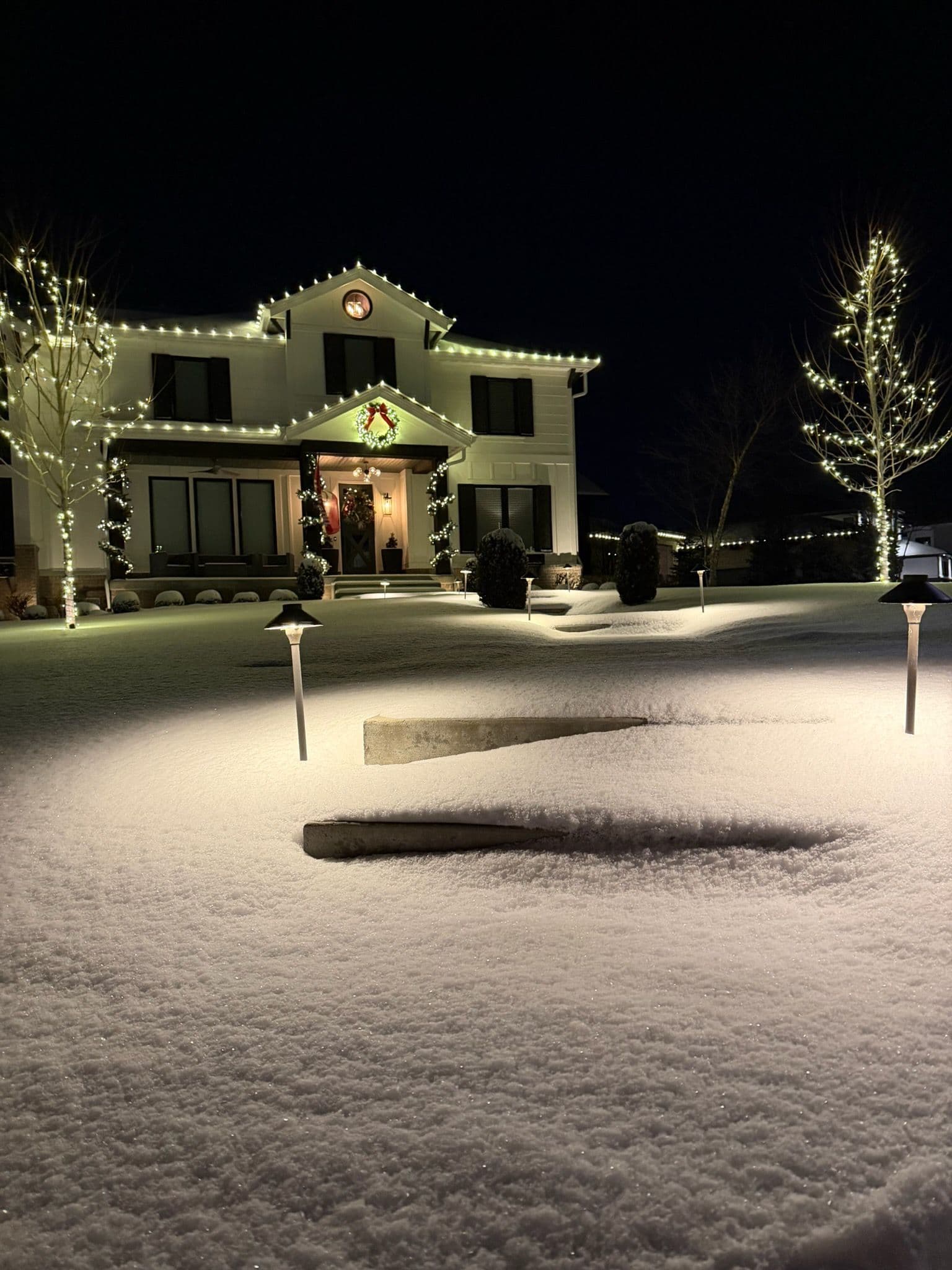 Project Holiday Lighting Brings Joy to Fishers Home image