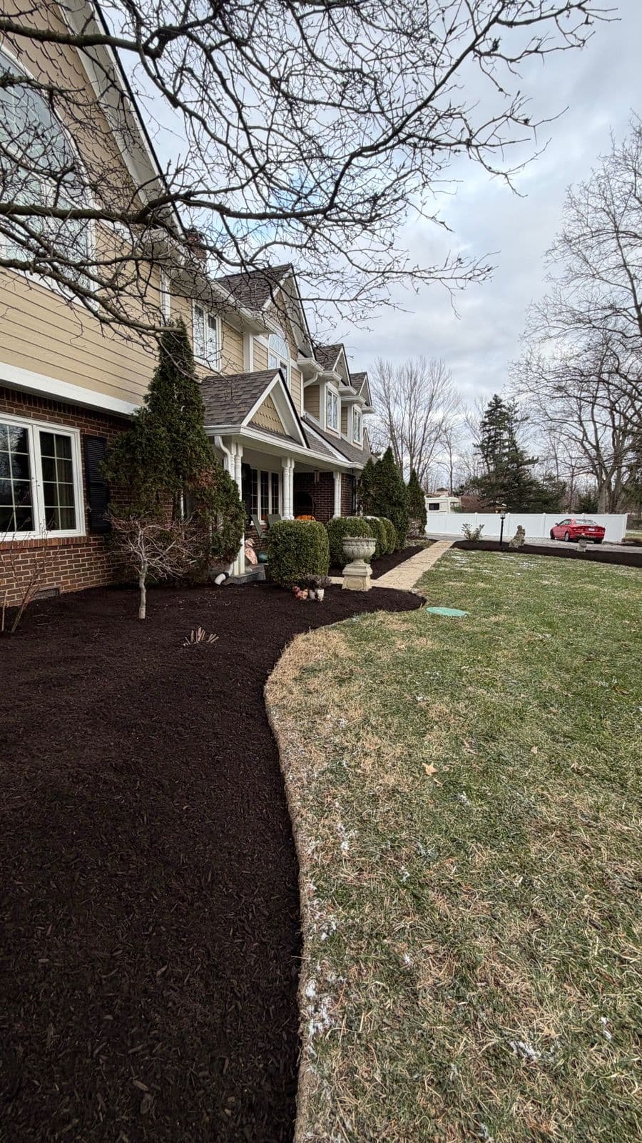 Spring Cleanup and Mulch Installation Success in Noblesville Indiana image