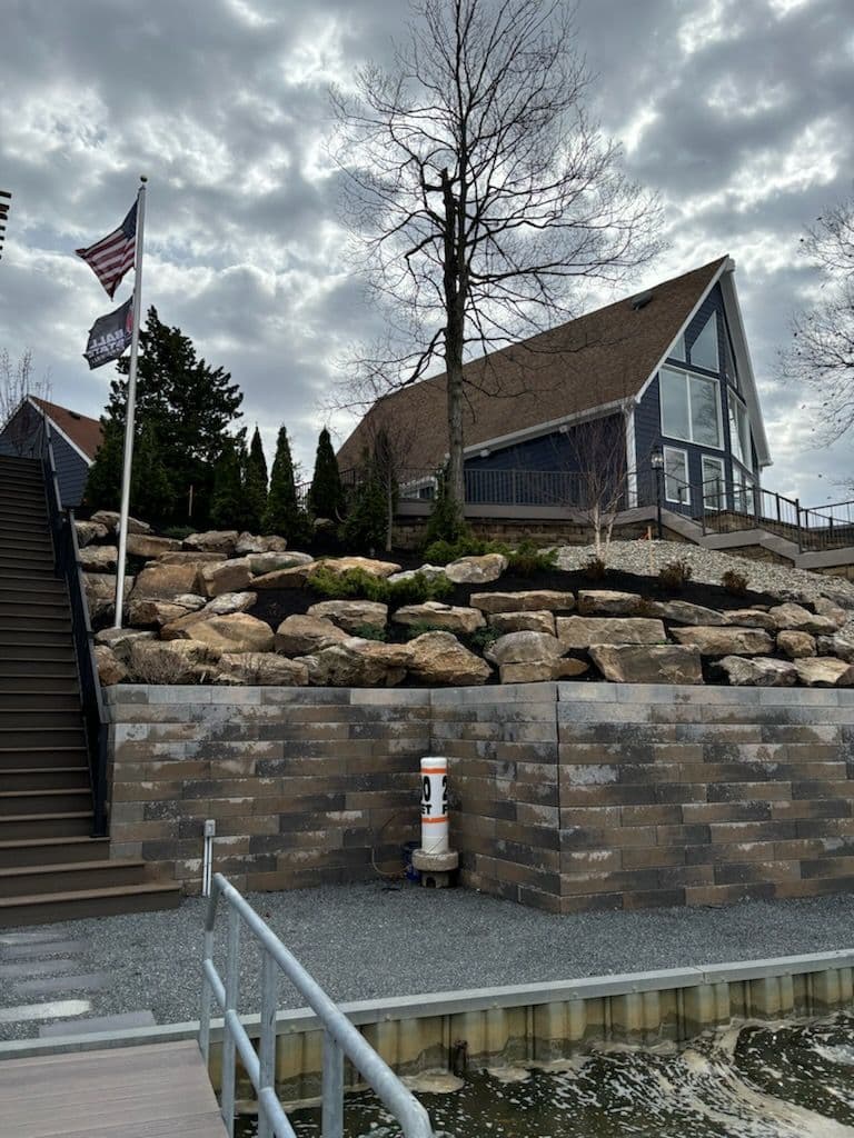 Gallery photos for Lakeside Landscape Transformation in Hamilton County: Image #1