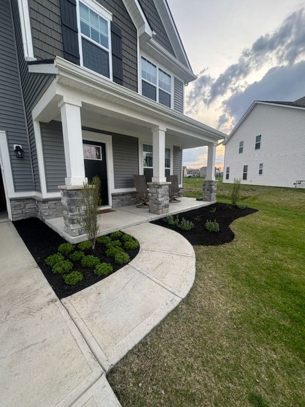 Project Cicero Landscape Transformation with Flower Beds image