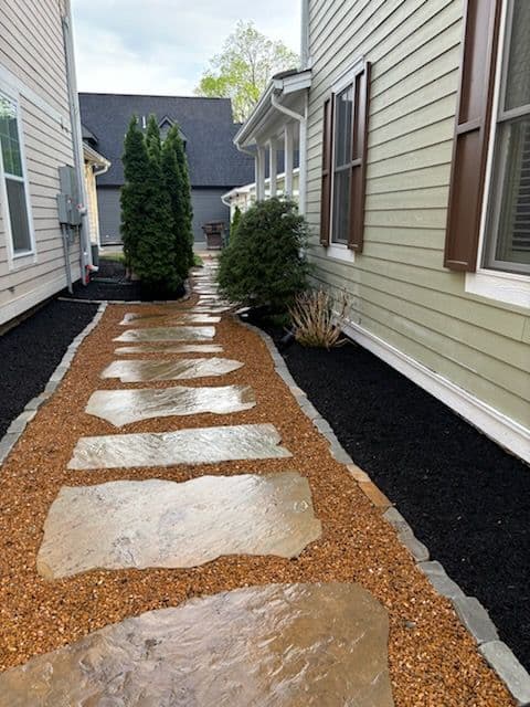 Gallery photos for New Flagstone Pathway Enhances Westfield Office: Image #2