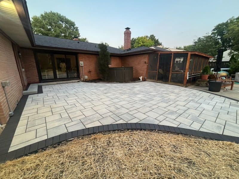 Gallery photos for Stunning Paver Patio Transformation in Meridian Hills: Image #2