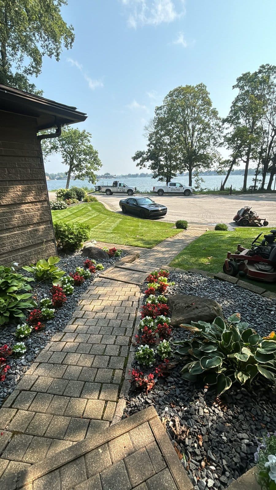 Elegant Lakefront Landscaping and Lawn Care image