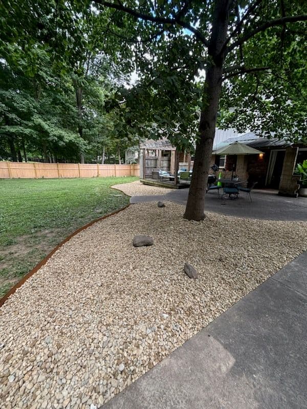 Gallery photos for Landscape Transformation with Stunning Rock Installation: Image #1