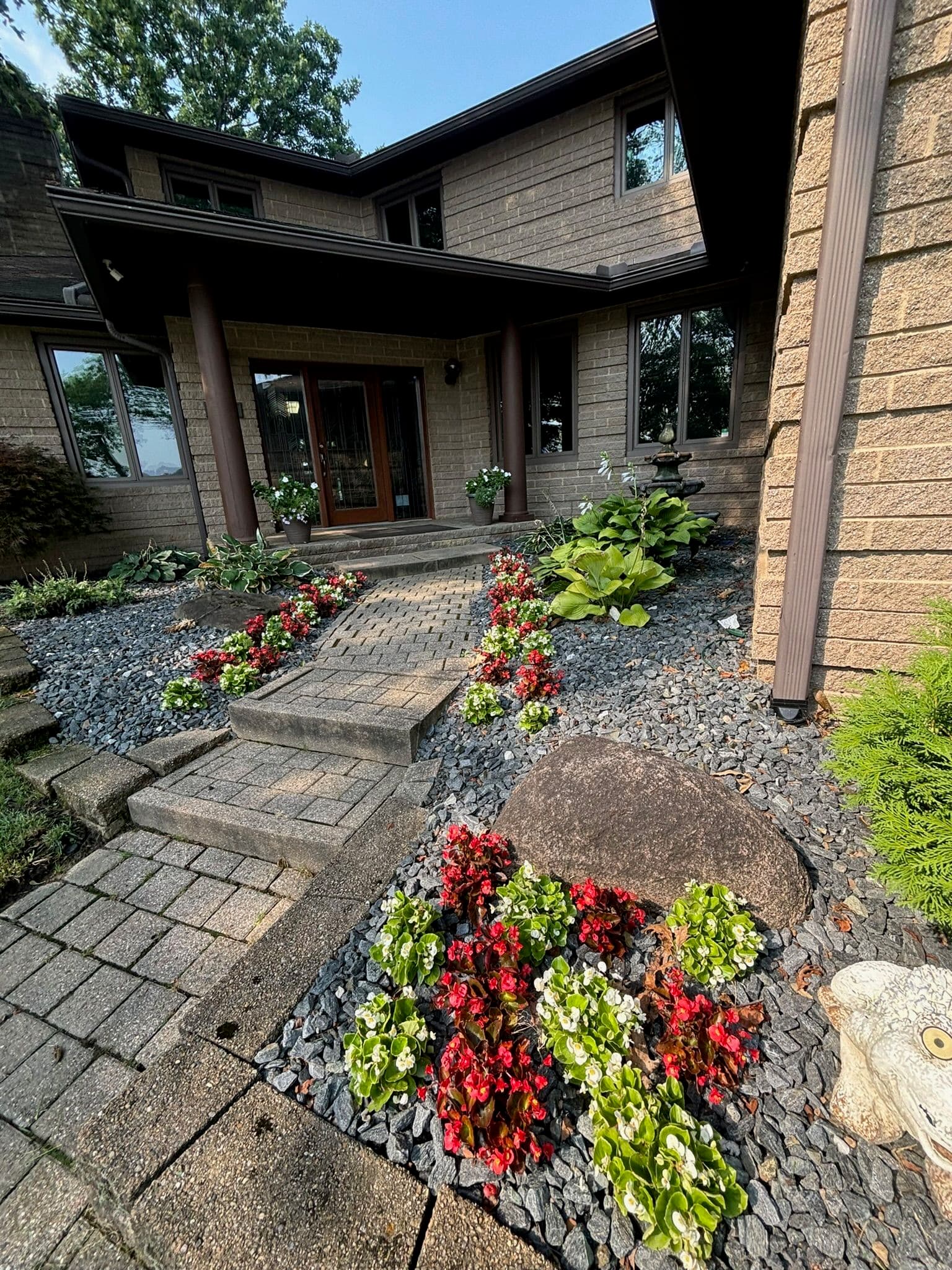 Creating a Serene Outdoor Entrance image