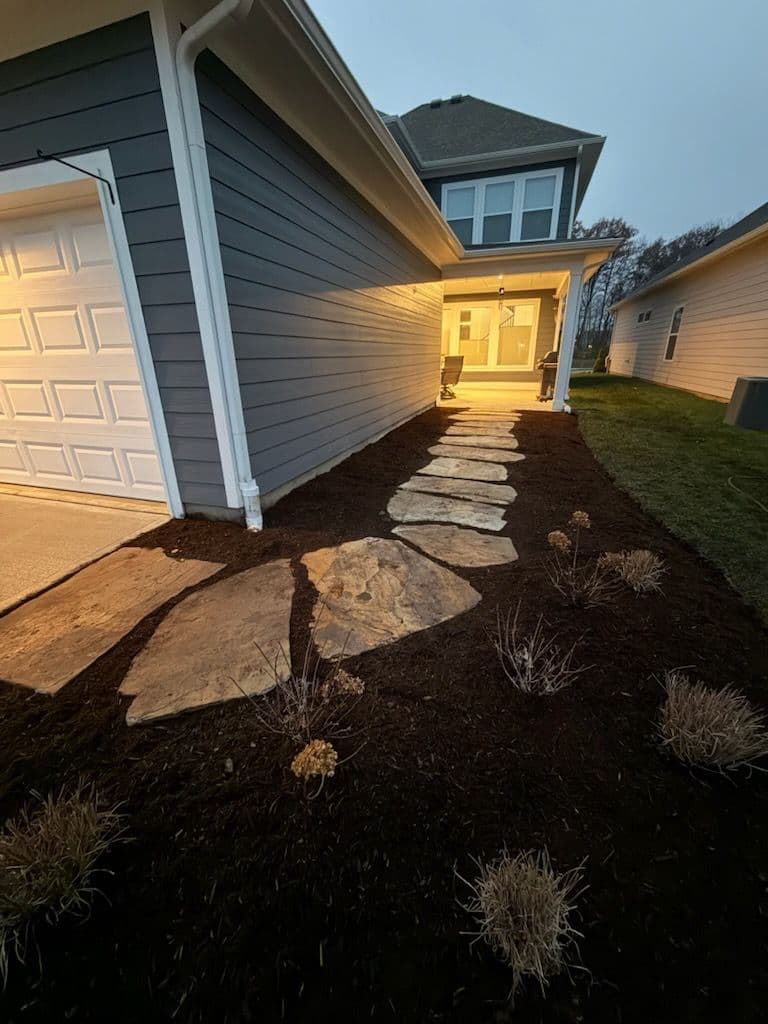 Gallery photos for Crafting Flagstone Pathways in Fishers: Image #1