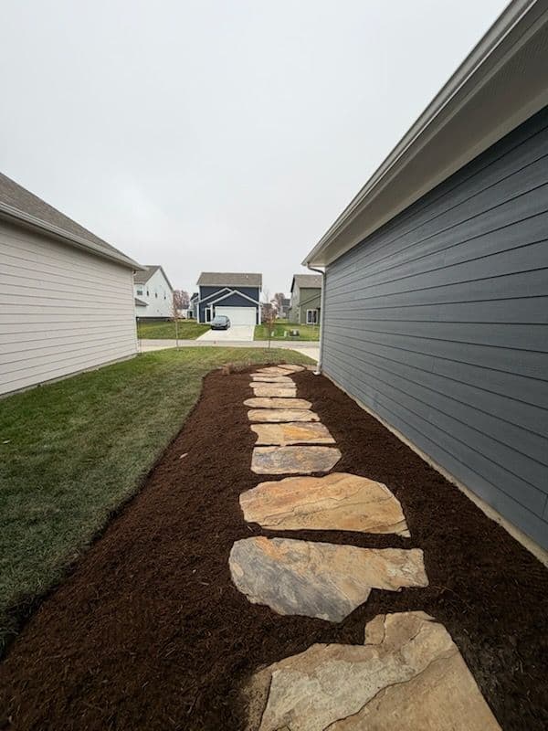 Gallery photos for Crafting Flagstone Pathways in Fishers: Image #3