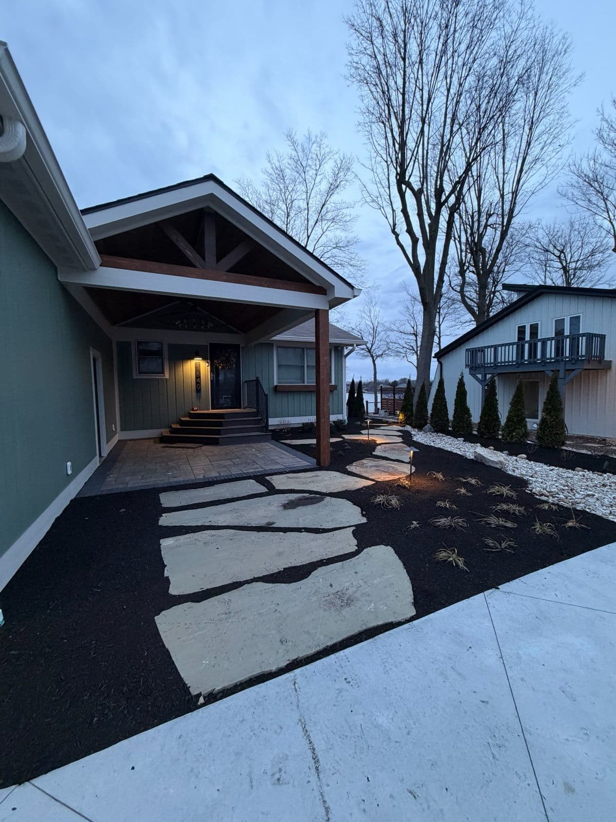 Cicero Lake House Serenity with Elegant Lighting image