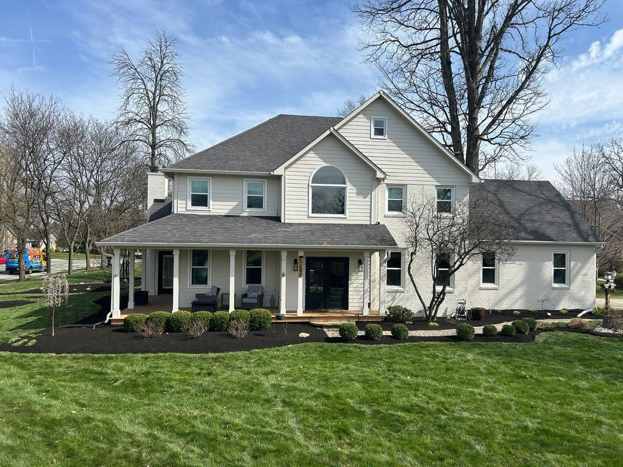 Gallery photos for Fresh Spring Cleanup and Mulch Installation in Carmel, Indiana: Image #1