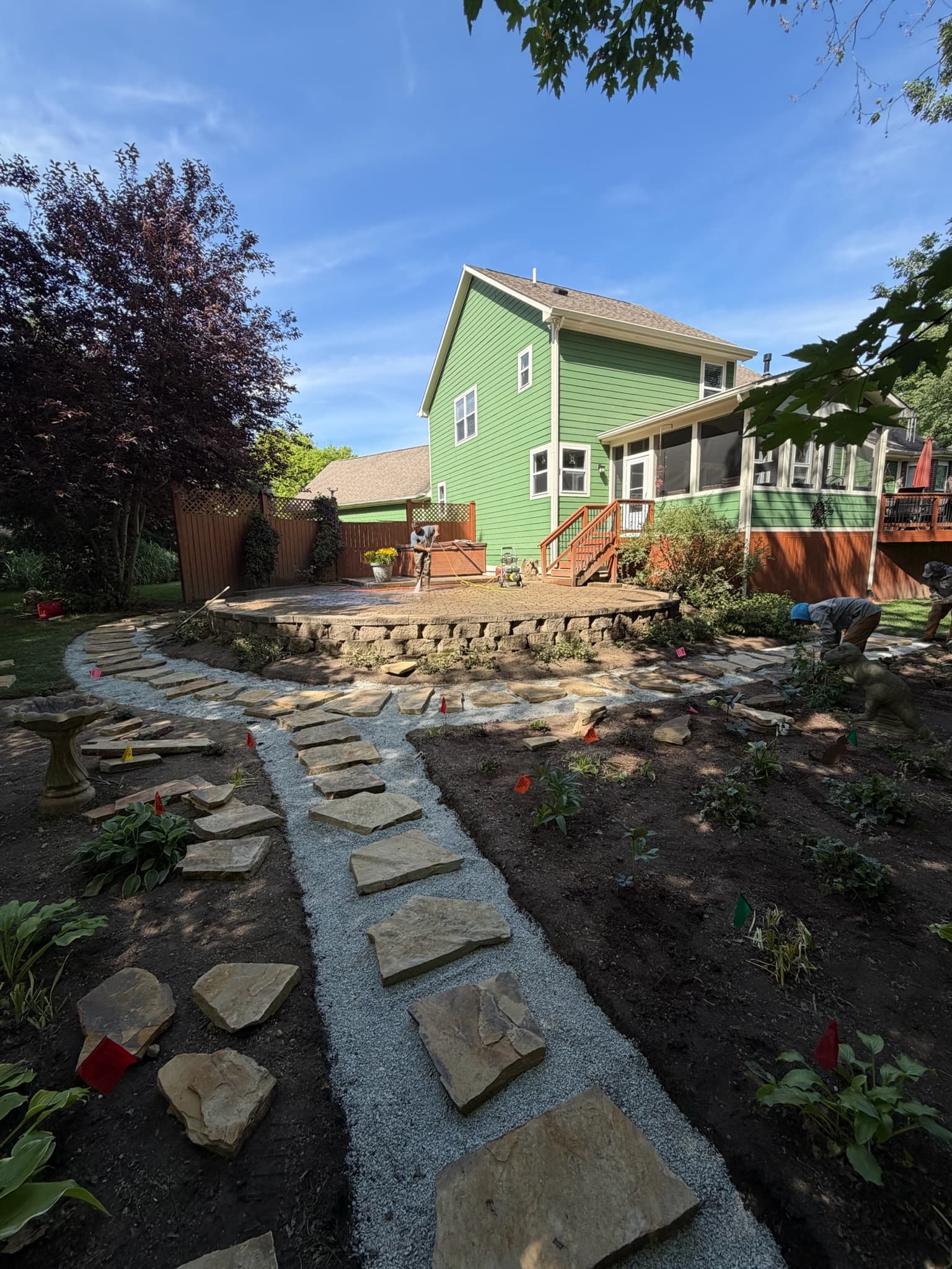 Gallery photos for Noblesville Backyard Gets a Patio Refresh and Perennial Garden: Image #1