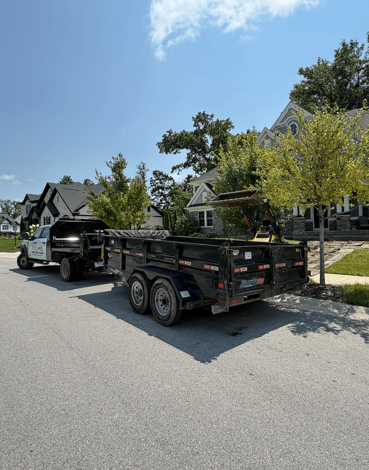 Front Landscape Renovation and Weed Clearing in Fishers IN image