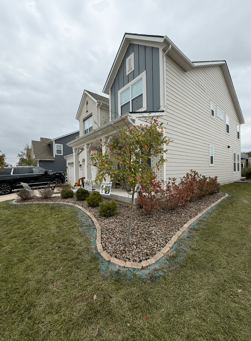 RumbleStone Edging and Decorative Rock Bed Upgrade in Noblesville image